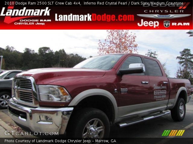 2010 Dodge Ram 2500 SLT Crew Cab 4x4 in Inferno Red Crystal Pearl