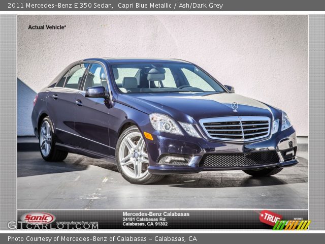 2011 Mercedes-Benz E 350 Sedan in Capri Blue Metallic