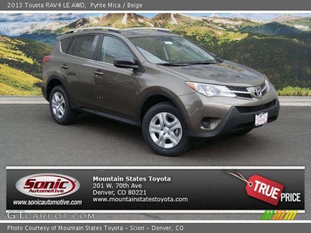 2013 Toyota RAV4 LE AWD in Pyrite Mica