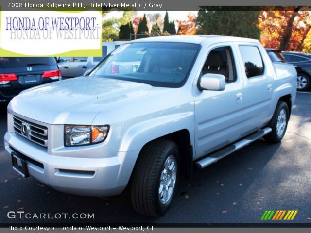 2008 Honda Ridgeline RTL in Billet Silver Metallic