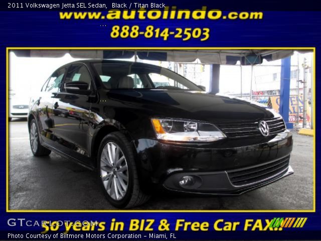 2011 Volkswagen Jetta SEL Sedan in Black