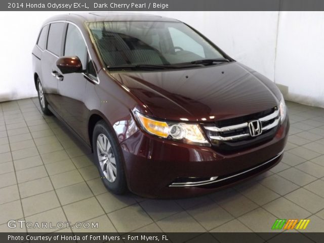 2014 Honda Odyssey EX-L in Dark Cherry Pearl