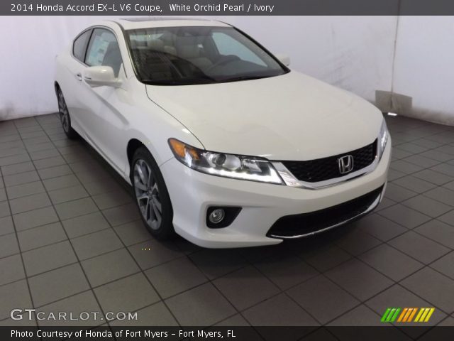2014 Honda Accord EX-L V6 Coupe in White Orchid Pearl