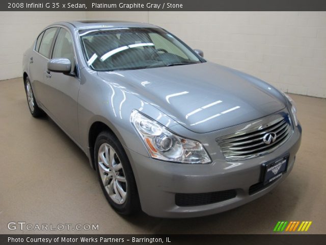 2008 Infiniti G 35 x Sedan in Platinum Graphite Gray