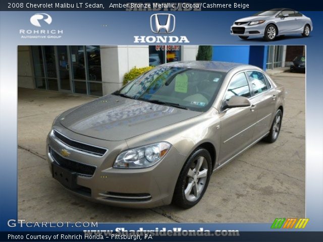 2008 Chevrolet Malibu LT Sedan in Amber Bronze Metallic