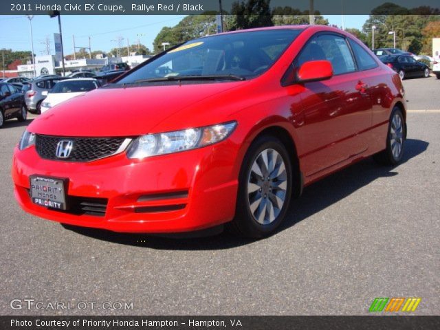 2011 Honda Civic EX Coupe in Rallye Red