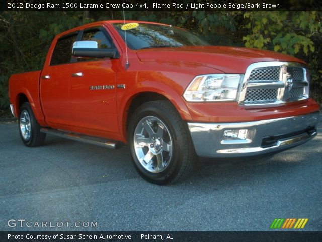 2012 Dodge Ram 1500 Laramie Crew Cab 4x4 in Flame Red