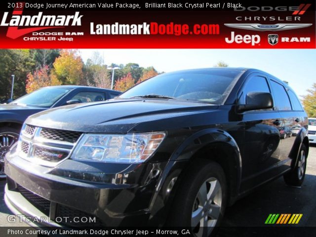 2013 Dodge Journey American Value Package in Brilliant Black Crystal Pearl