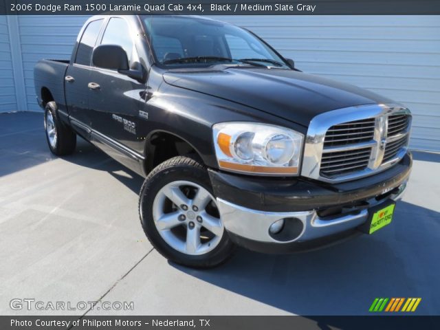 2006 Dodge Ram 1500 Laramie Quad Cab 4x4 in Black