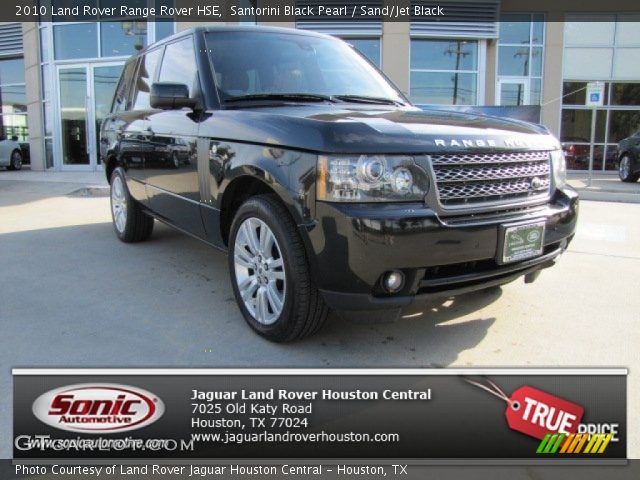 2010 Land Rover Range Rover HSE in Santorini Black Pearl