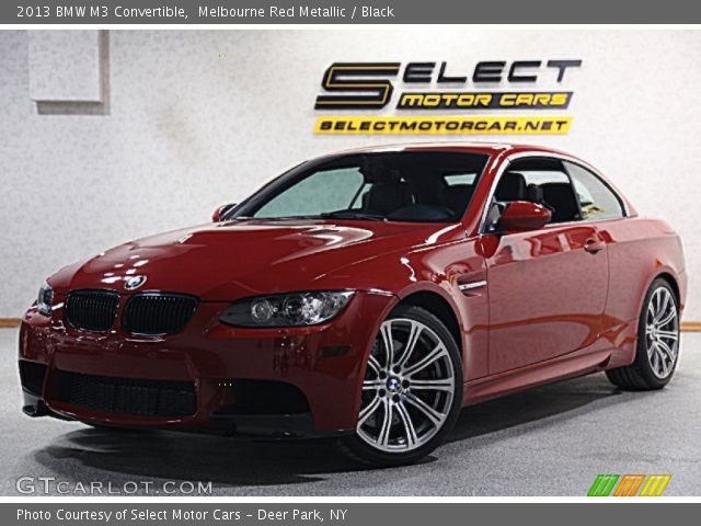 2013 BMW M3 Convertible in Melbourne Red Metallic