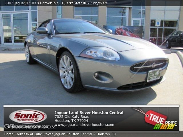 2007 Jaguar XK XK8 Convertible in Quartz Metallic