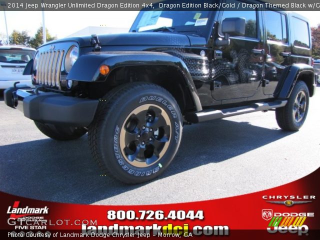 2014 Jeep Wrangler Unlimited Dragon Edition 4x4 in Dragon Edition Black/Gold