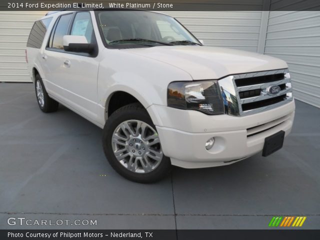 2014 Ford Expedition EL Limited in White Platinum