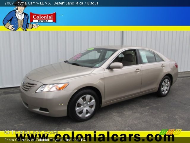 2007 Toyota Camry LE V6 in Desert Sand Mica