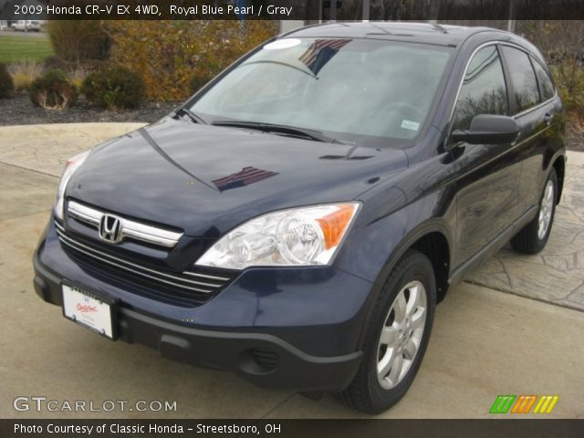 2009 Honda CR-V EX 4WD in Royal Blue Pearl
