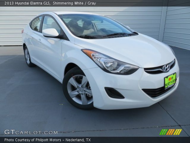 2013 Hyundai Elantra GLS in Shimmering White