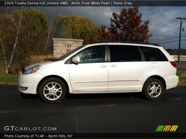 2004 Toyota Sienna XLE Limited AWD in Arctic Frost White Pearl