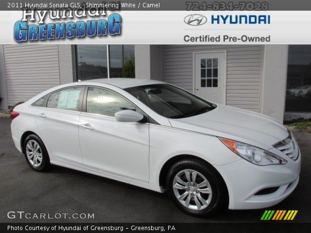 2011 Hyundai Sonata GLS in Shimmering White