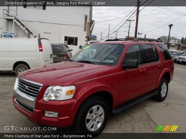2009 Ford Explorer XLT 4x4 in Sangria Red Metallic