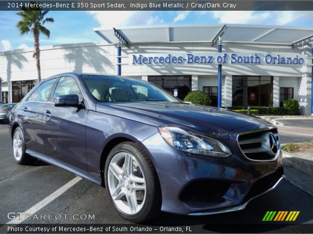 2014 Mercedes-Benz E 350 Sport Sedan in Indigo Blue Metallic