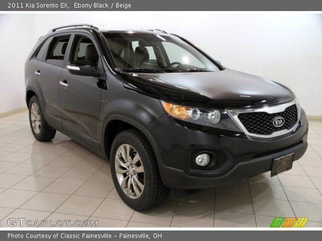 2011 Kia Sorento EX in Ebony Black