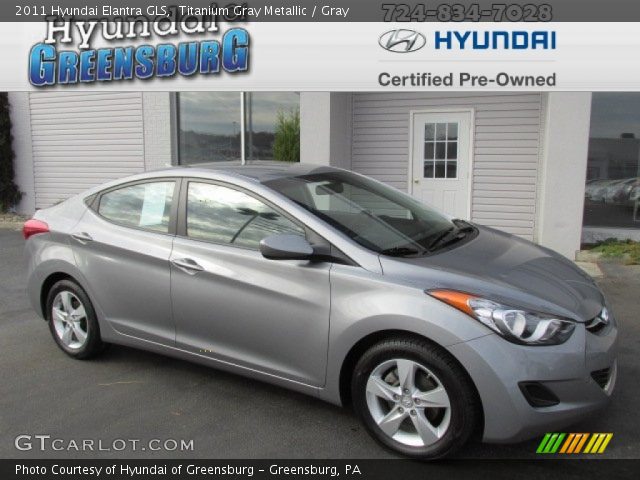 2011 Hyundai Elantra GLS in Titanium Gray Metallic