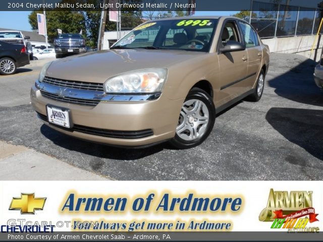 2004 Chevrolet Malibu Sedan in Light Driftwood Metallic