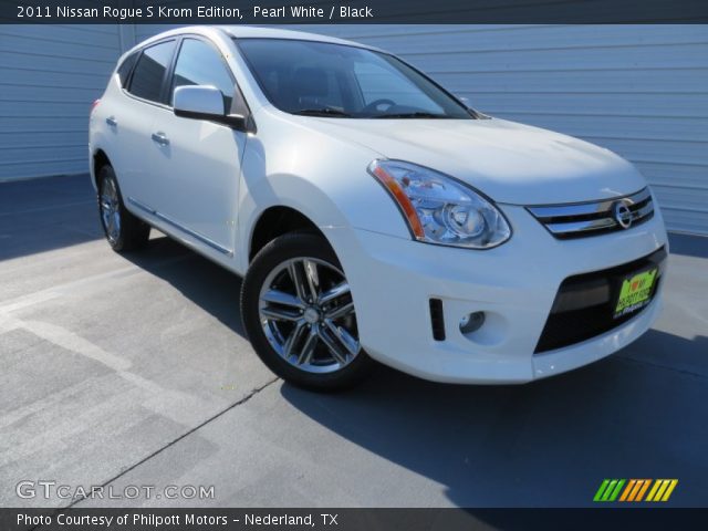 2011 Nissan Rogue S Krom Edition in Pearl White