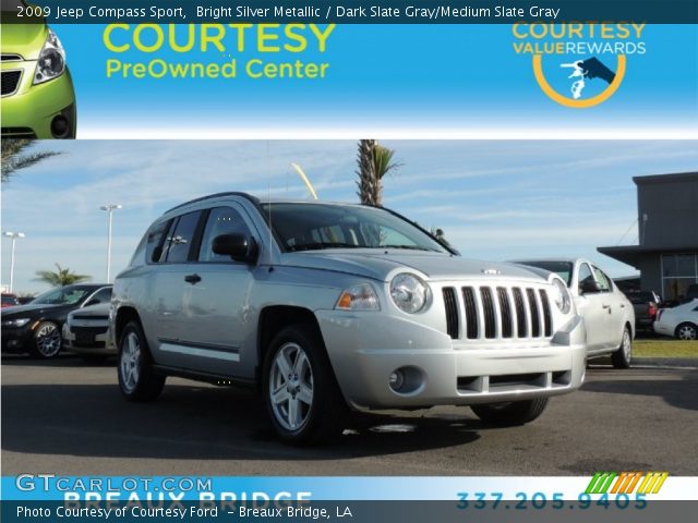 2009 Jeep Compass Sport in Bright Silver Metallic