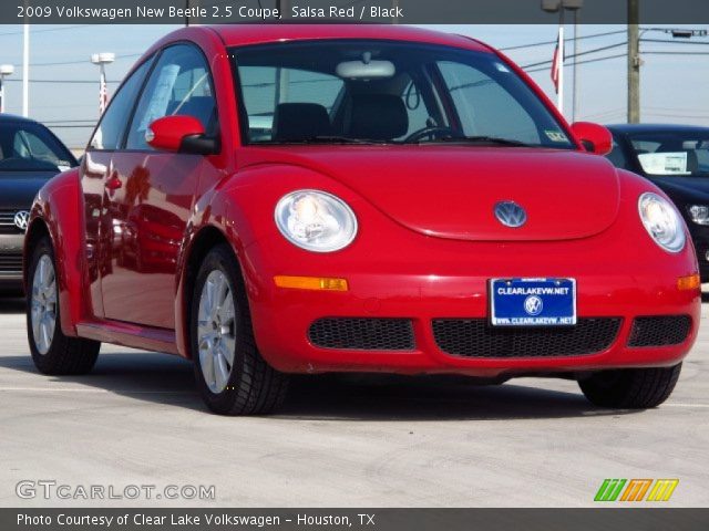 2009 Volkswagen New Beetle 2.5 Coupe in Salsa Red
