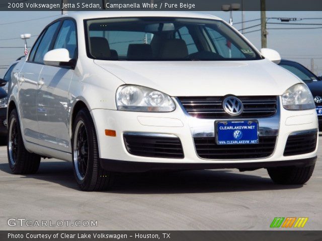 2008 Volkswagen Jetta S Sedan in Campanella White