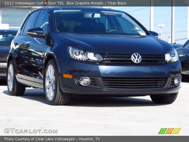 2012 Volkswagen Golf 4 Door TDI in Blue Graphite Metallic