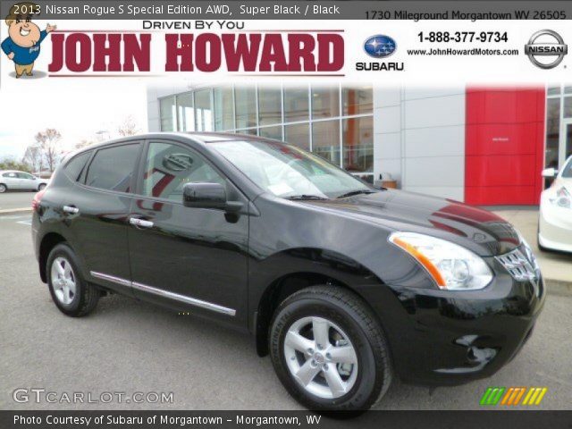 2013 Nissan Rogue S Special Edition AWD in Super Black