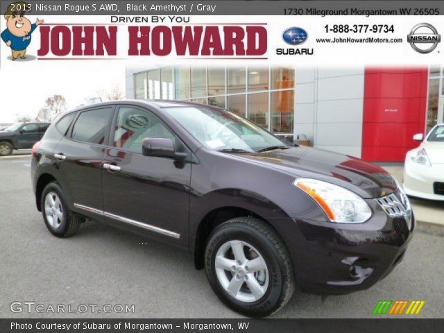 2013 Nissan Rogue S AWD in Black Amethyst