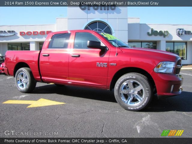 2014 Ram 1500 Express Crew Cab in Deep Cherry Red Crystal Pearl