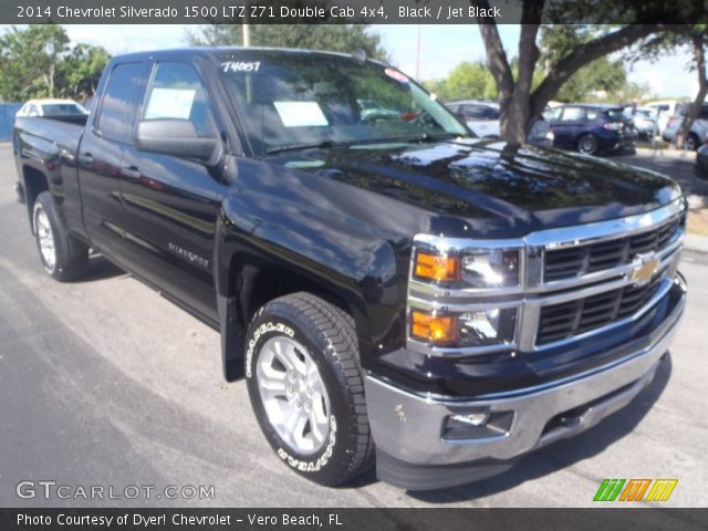 2014 Chevrolet Silverado 1500 LTZ Z71 Double Cab 4x4 in Black