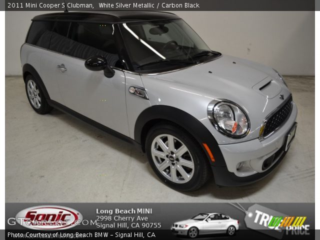 2011 Mini Cooper S Clubman in White Silver Metallic