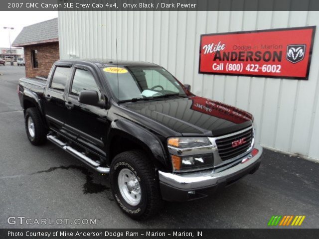 2007 GMC Canyon SLE Crew Cab 4x4 in Onyx Black