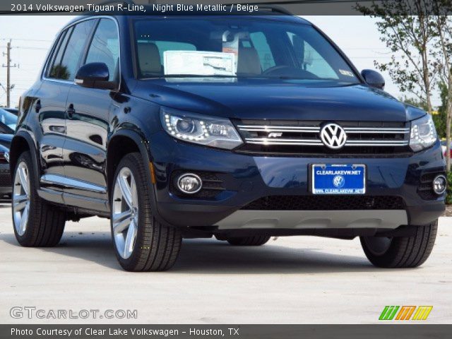 2014 Volkswagen Tiguan R-Line in Night Blue Metallic