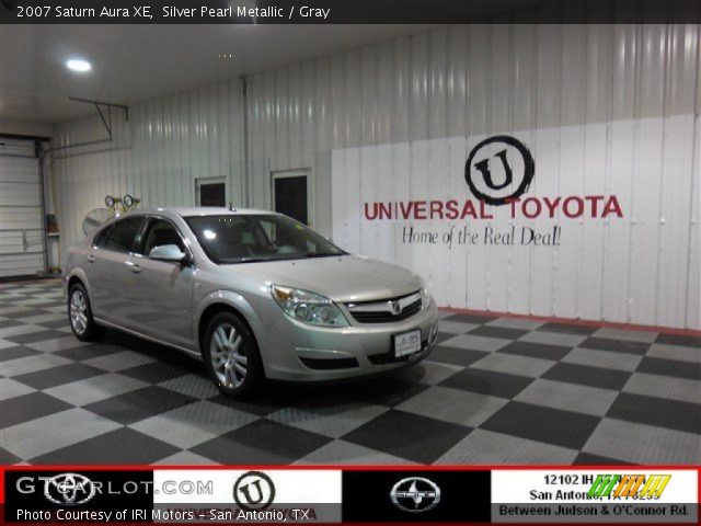 2007 Saturn Aura XE in Silver Pearl Metallic