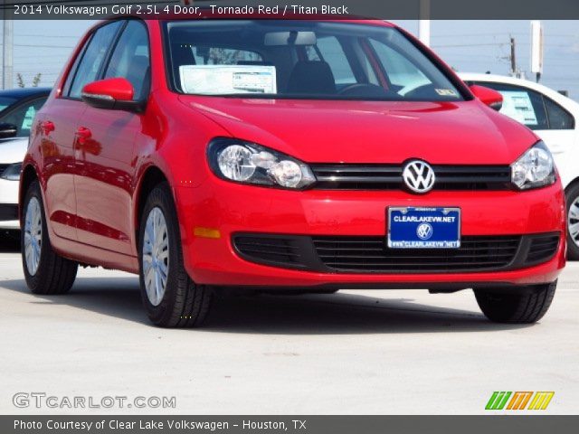 2014 Volkswagen Golf 2.5L 4 Door in Tornado Red