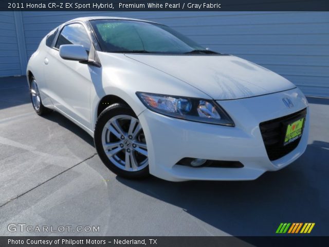 2011 Honda CR-Z EX Sport Hybrid in Premium White Pearl