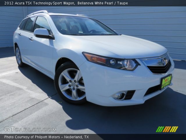 2012 Acura TSX Technology Sport Wagon in Bellanova White Pearl