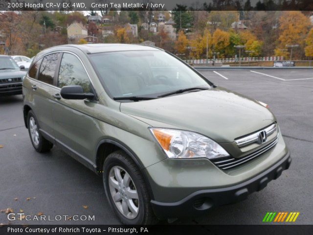 2008 Honda CR-V EX 4WD in Green Tea Metallic
