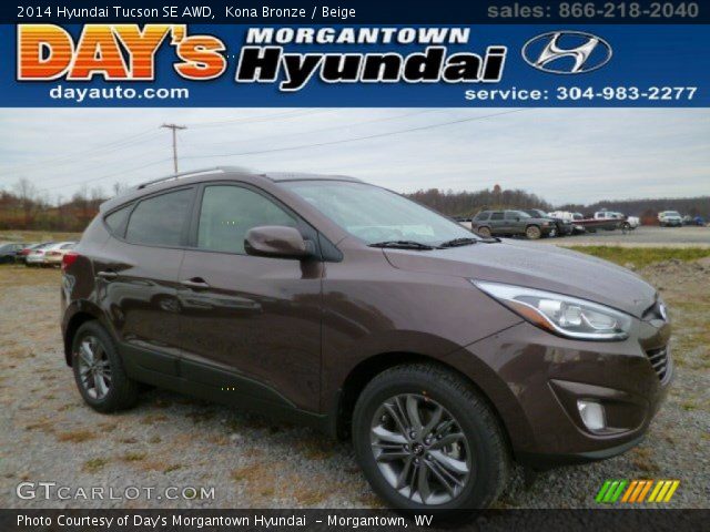 2014 Hyundai Tucson SE AWD in Kona Bronze