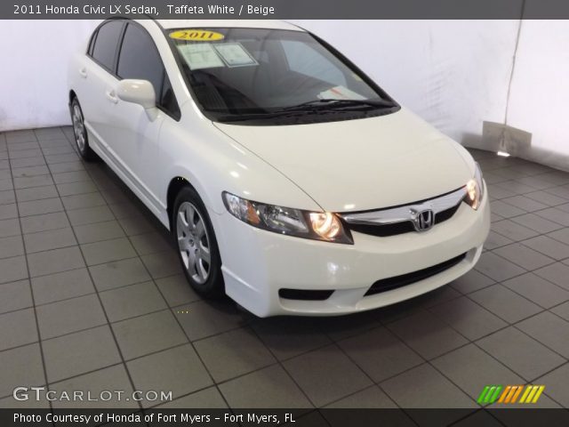 2011 Honda Civic LX Sedan in Taffeta White