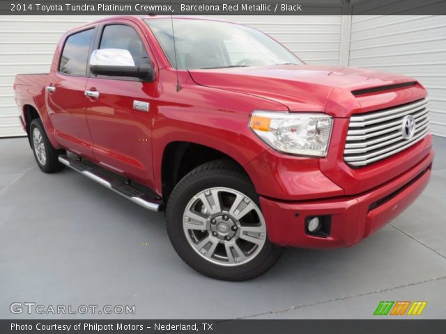 2014 Toyota Tundra Platinum Crewmax in Barcelona Red Metallic