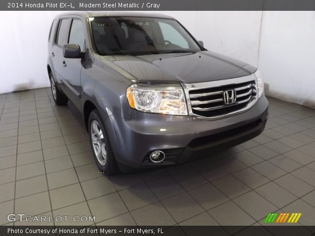 2014 Honda Pilot EX-L in Modern Steel Metallic