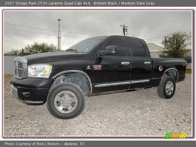 2007 Dodge Ram 2500 Laramie Quad Cab 4x4 in Brilliant Black